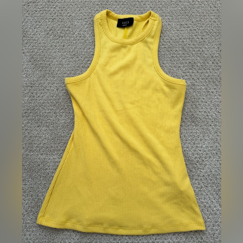 Vici Yellow Tank Top